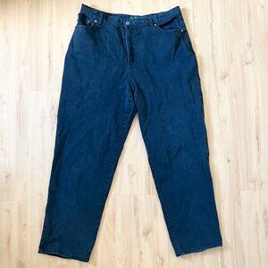 Lauren Jean Ralph Lauren Mens Hampton Relaxed Straight Stretch Jean Size 34 (18W
